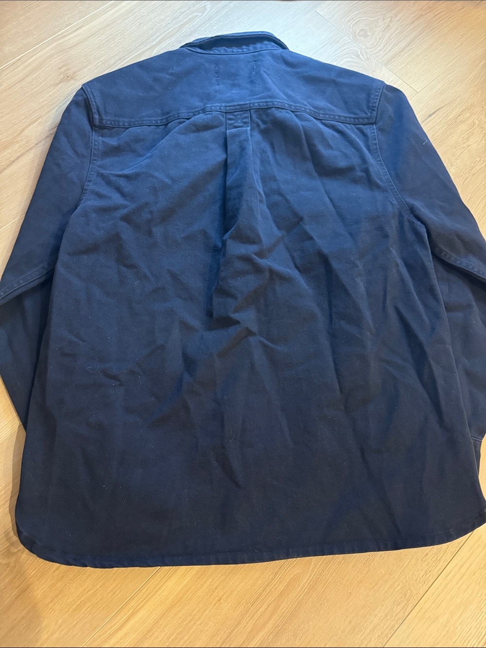 Madewell Men’s Western Shirt Button Up 100% Cotton Deep Indigo XL NWT New - Picture 8 of 10